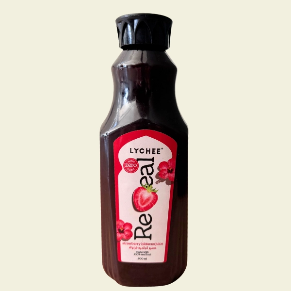 Real Strawberry Hibiscus Juice 900ml